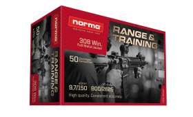 BOITE DE 50 CARTOUCHES NORMA .308WIN 9.7G 150GR RANGE&TRAINING