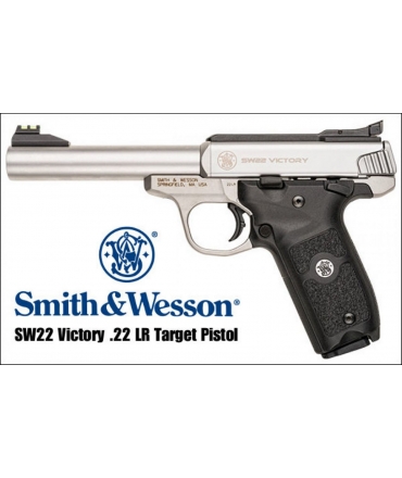 Pistolet Smith & Wesson SW22 Victory .22 LR CANON FILETE