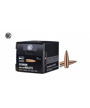 Boite de 50 OGIVES RWS 7,62mm. (30 ) 155 gr   -2418598-