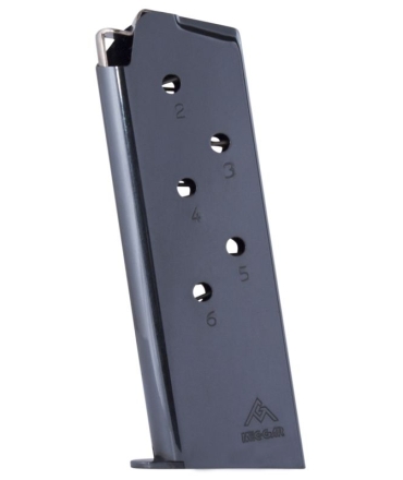 CHARGEUR MEC-GAR POUR COLT 1911 OFFICER 6RDS BLUE 45ACP